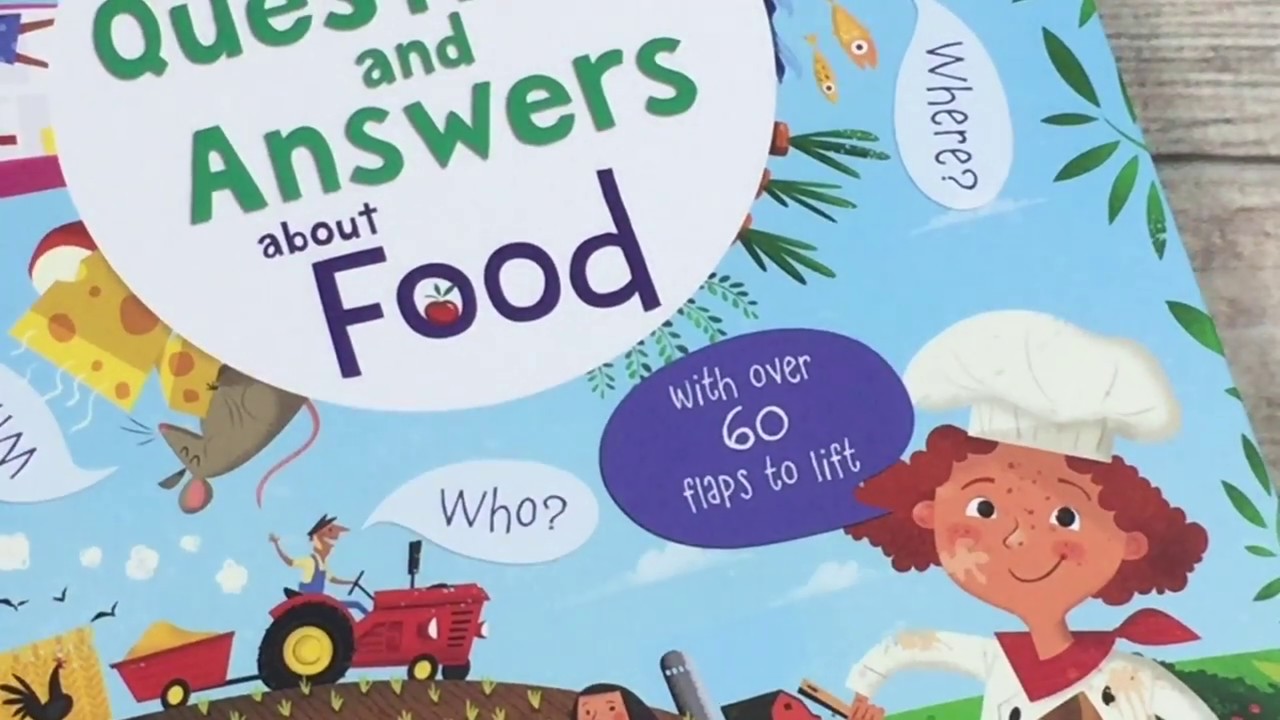 A Look Inside The Usborne Lift The Flap Questions and Answers About Food Book