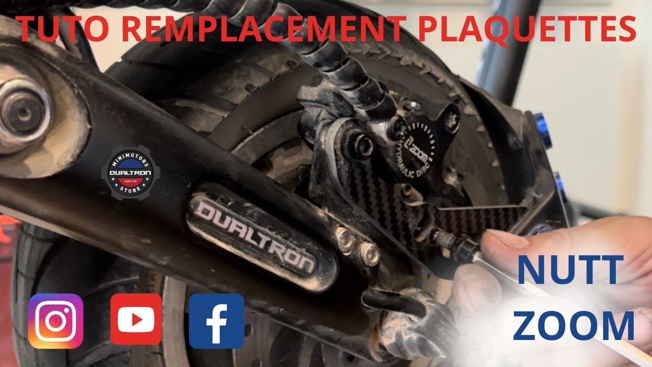 Tuto remplacement plaquettes de frein ZOOM / NUTT - trottinette électrique