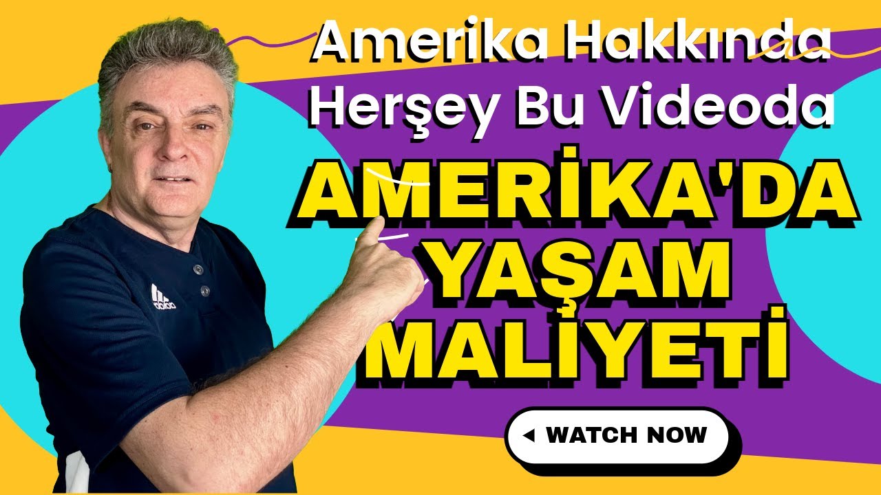 Amerika'da Yaşamanın Maliyeti 2025 | Önemli Bilgiler, Fiyatlar, Faturalar, Egitim, Yaşam, Sağlık,