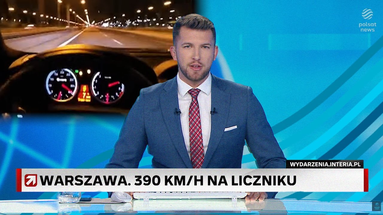 390 km/h na liczniku. Pirat drogowy mknął po Warszawie