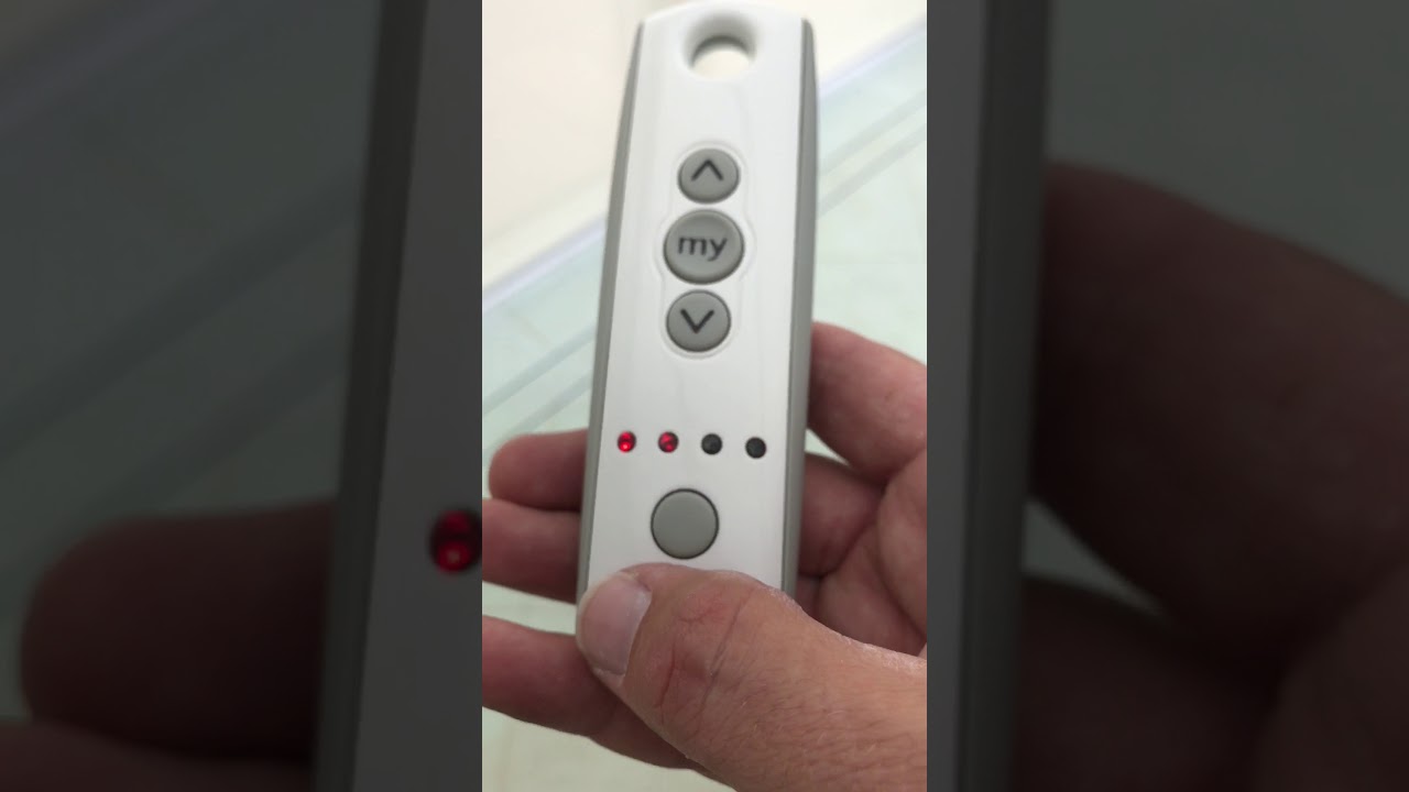 Somfy Sonesse 40 RTS roller blinds using Telis 4 handset