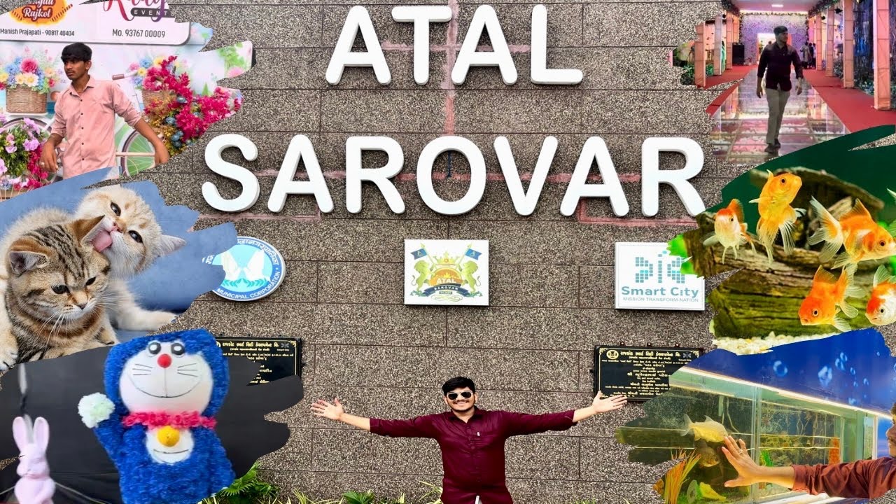 🏞️ATAL SAROVAR(Rajkot) Rajkot Sarovar | Part 1 | 4K | Souvenir Space | Gujarat Tourism | Rajkot Atal