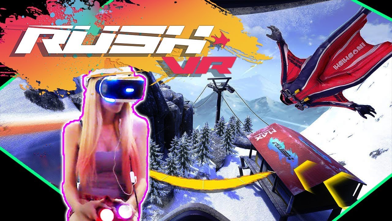 💜I try 💜 Rush VR (PS4 PSVR) Gameplay w/ commentary