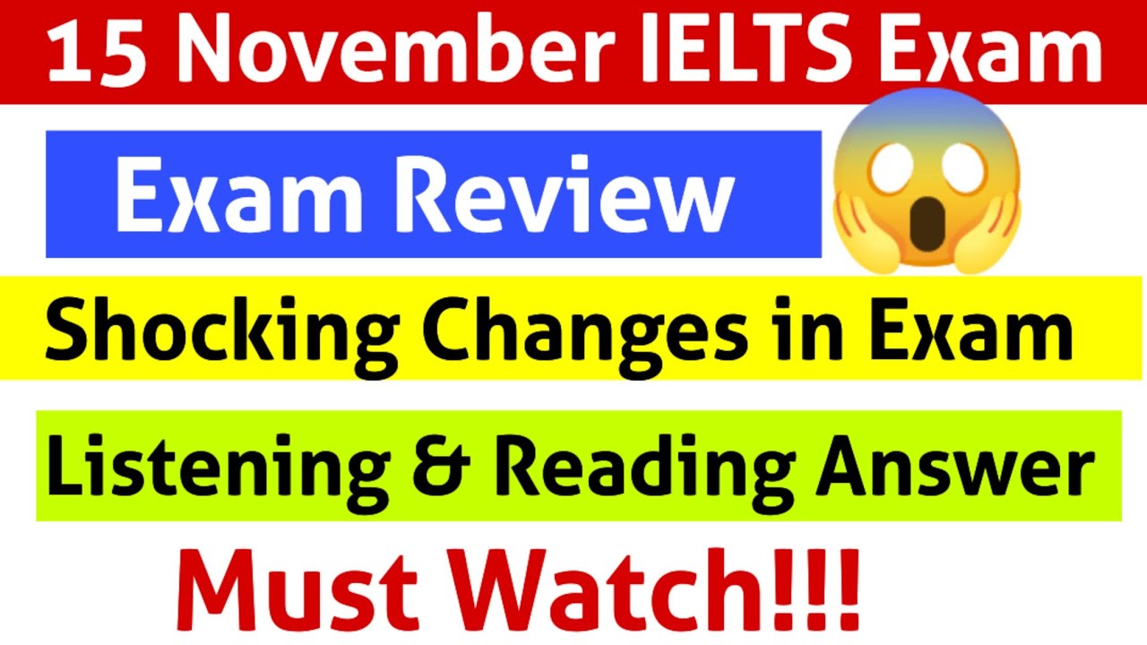 😱15 November IELTS exam review - 🔥Shocking Changes in IELTS Exam pattern#ieltsexamreview #ielts2025 