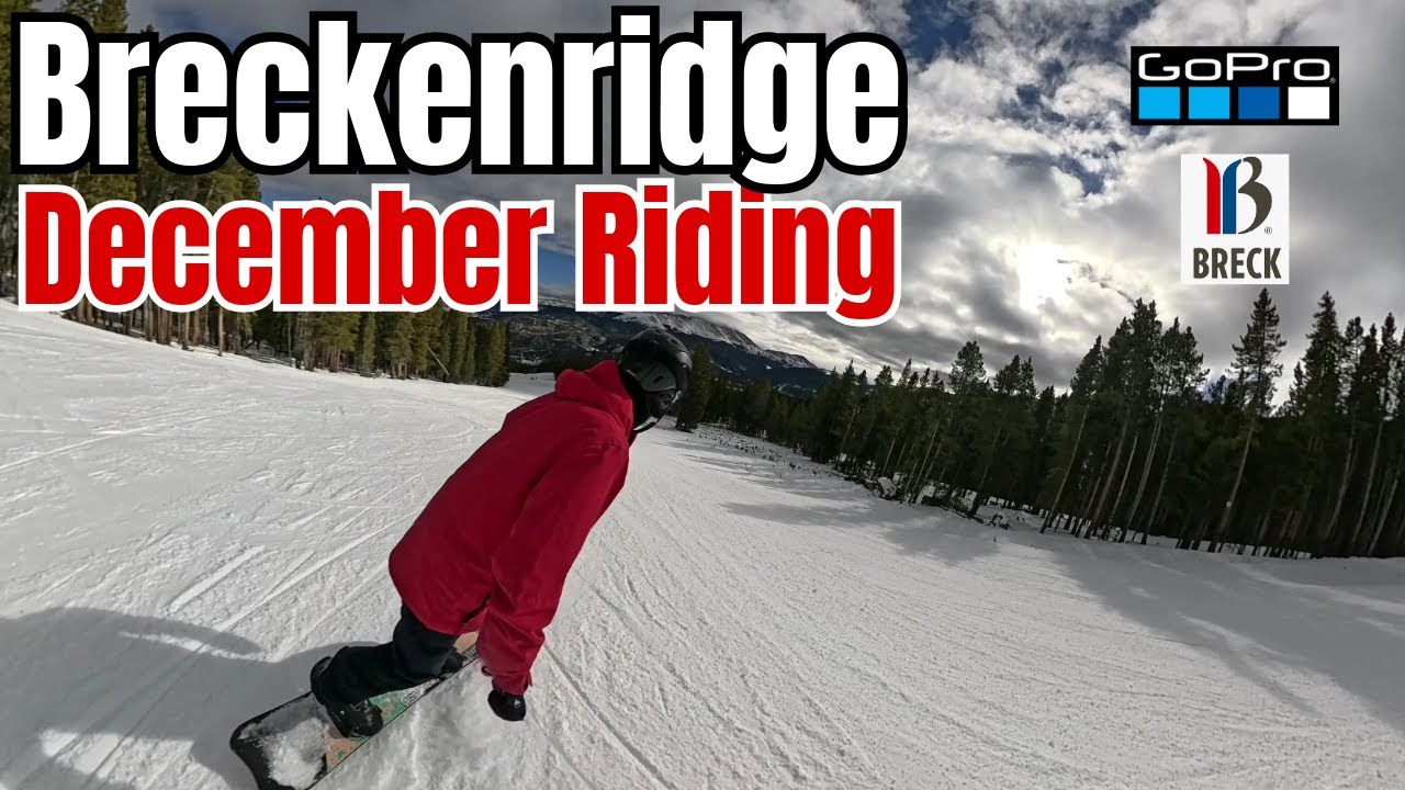 Early season Breckenridge snowboarding and skiing