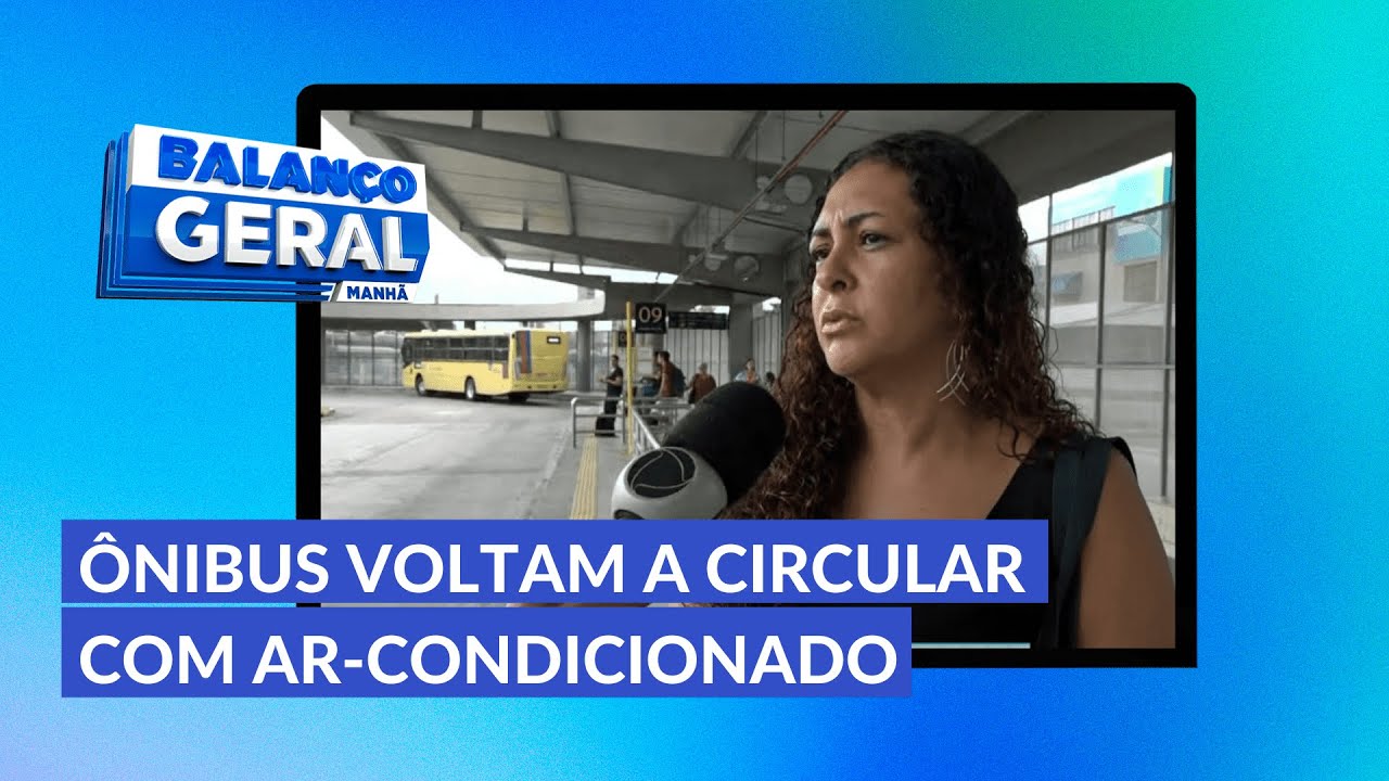 Os ônibus que operam na Região Metropolitana do Recife voltam a circular com ar-condicionado