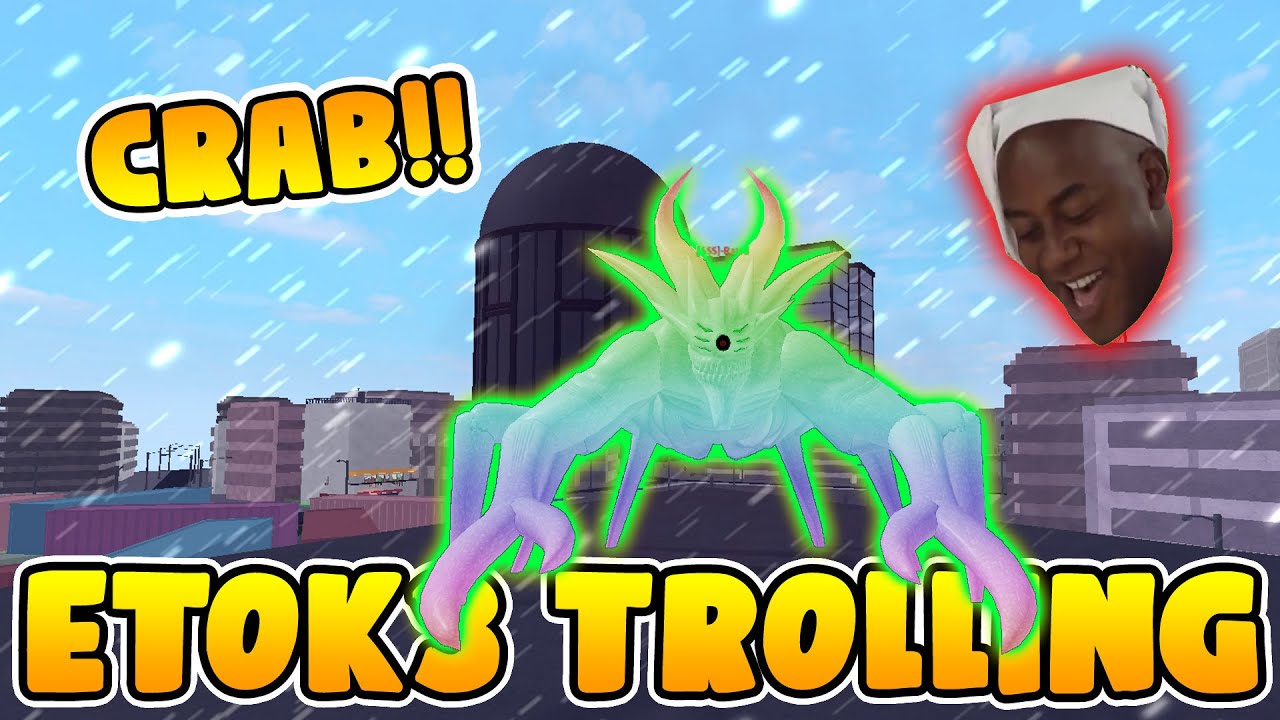 Roblox - Ro Ghoul - Etok3 Trolling! | Trolling With Crab in Ro Ghoul | Etok3