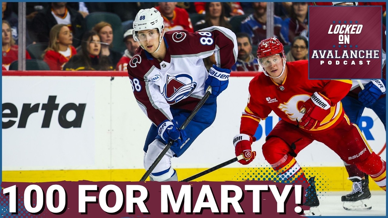 Martin Necas Hits the Century Mark in Avalanche Friendly Win Over the Flames
