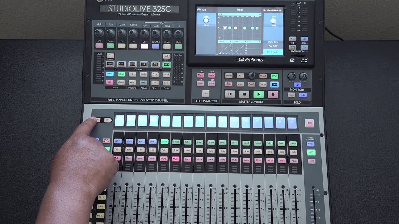 Presonus StudioLive 32 SC Tutorial Parte 3 Matrix