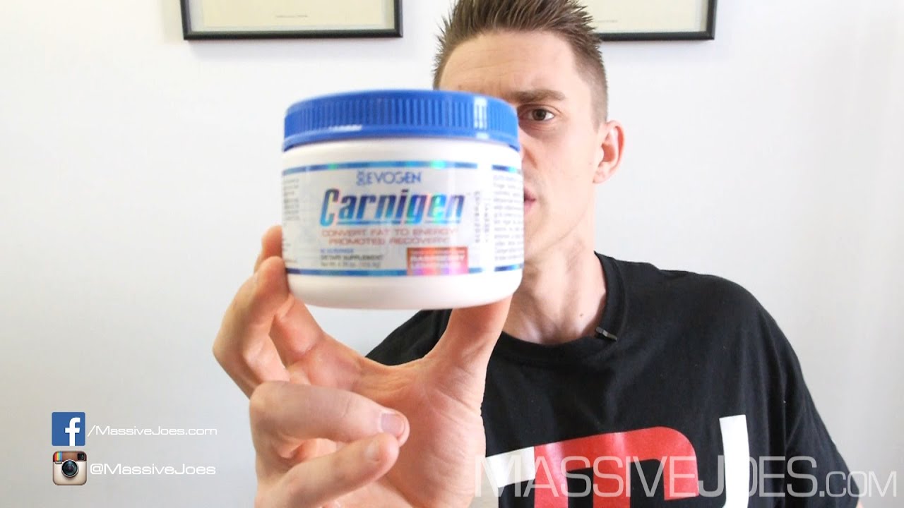 Evogen Carnigen Carnitine Supplement Review - MassiveJoes.com RAW Review L-Carnitine