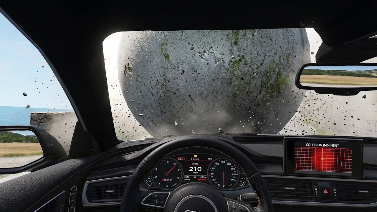 Cars vs Giant Ball &ndash; BeamNG.Drive