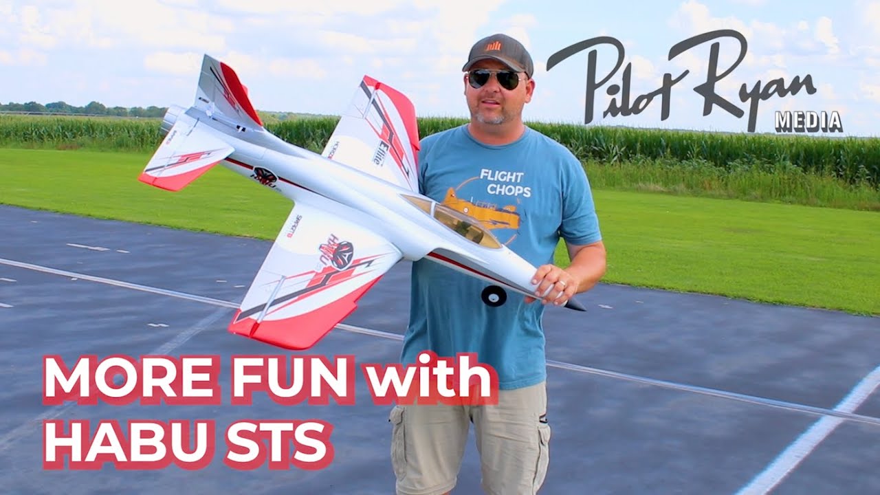 E-flite Habu STS (Smart Trainer w/SAFE) 70mm EDF FLIGHTS on 3S with Pilot Ryan