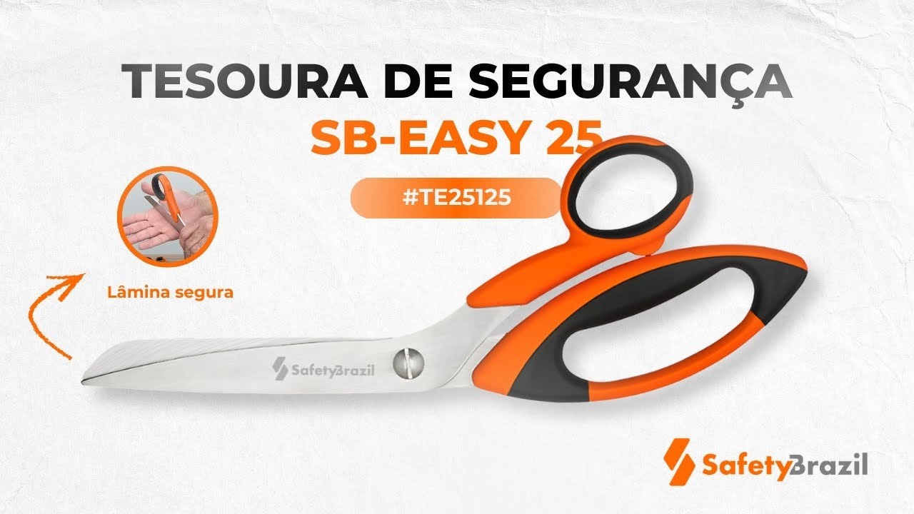 Tesoura de Seguran&ccedil;a SB-EASY 25 (#TE25125)