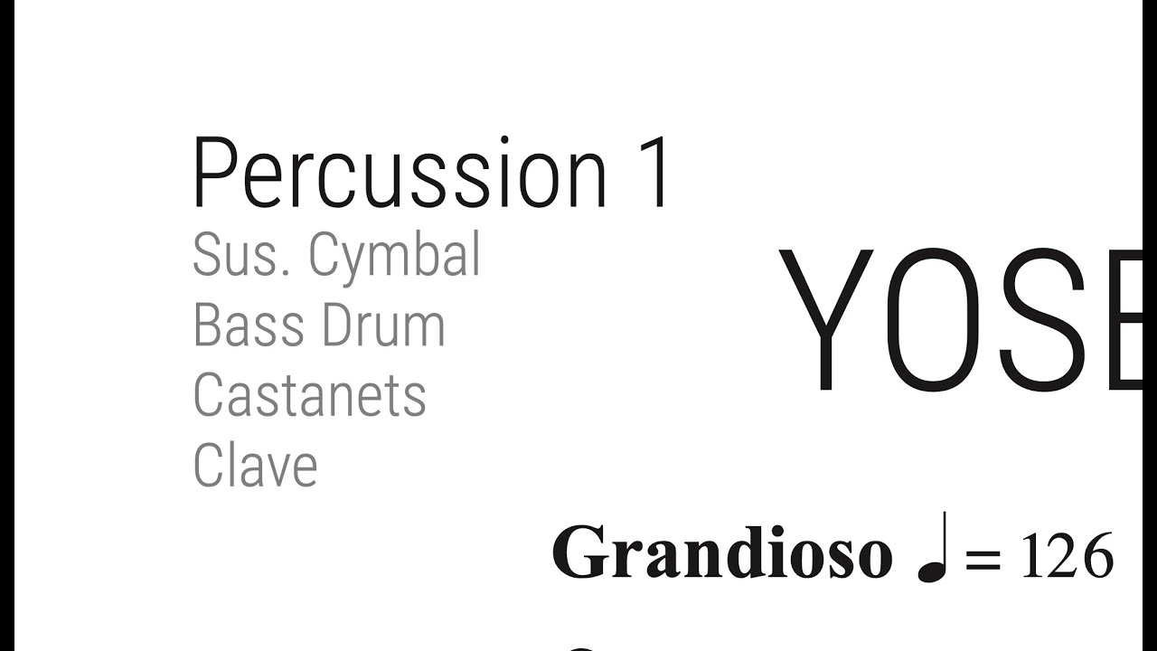 Percussion Lists | Finale Superuser