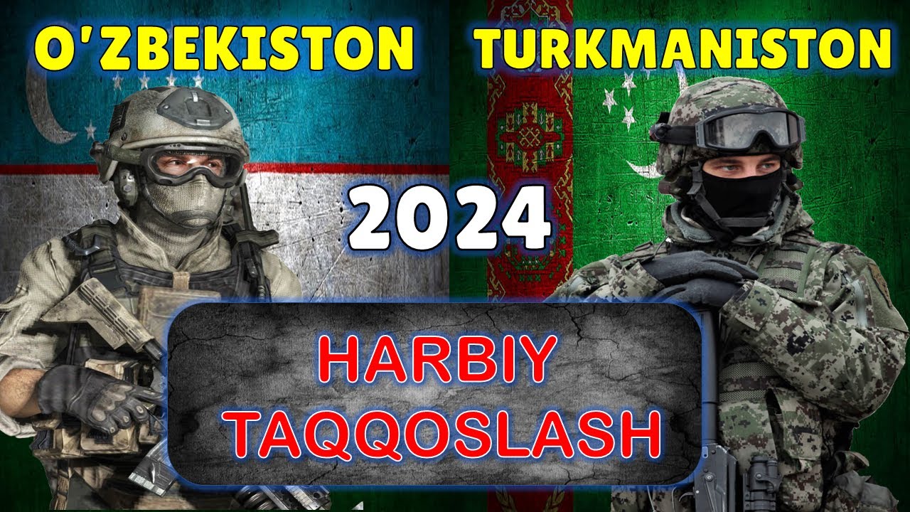 O'zbekiston va Turkmaniston harbiy taqqoslash 2024
