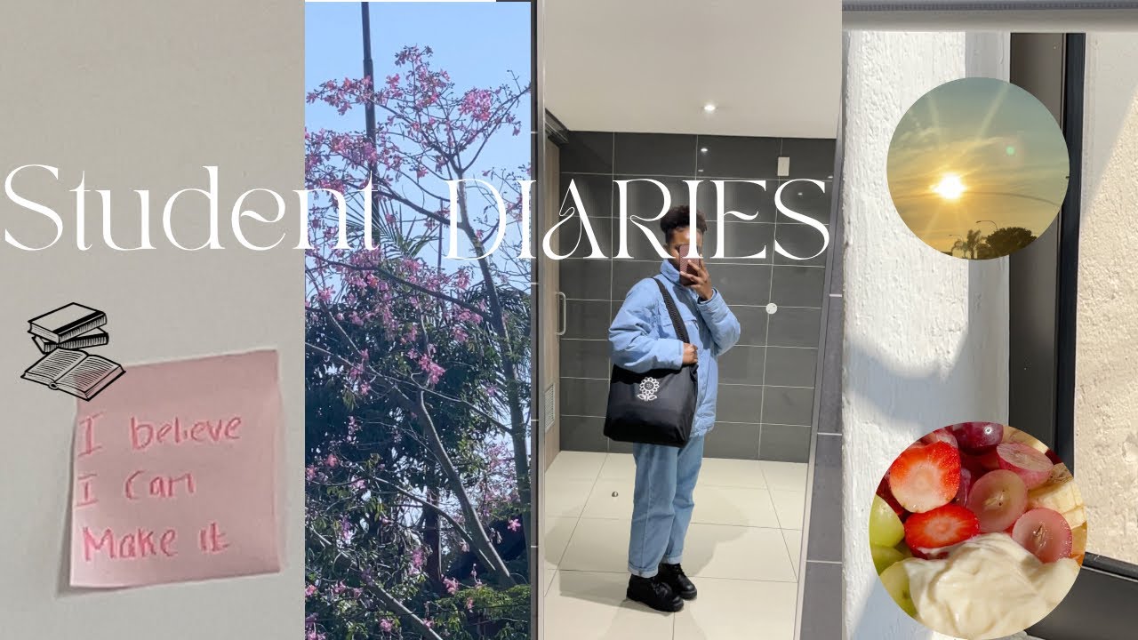 STUDENT DIARIES| I took a break from my world + What I eat in a week + motivated to keep going
