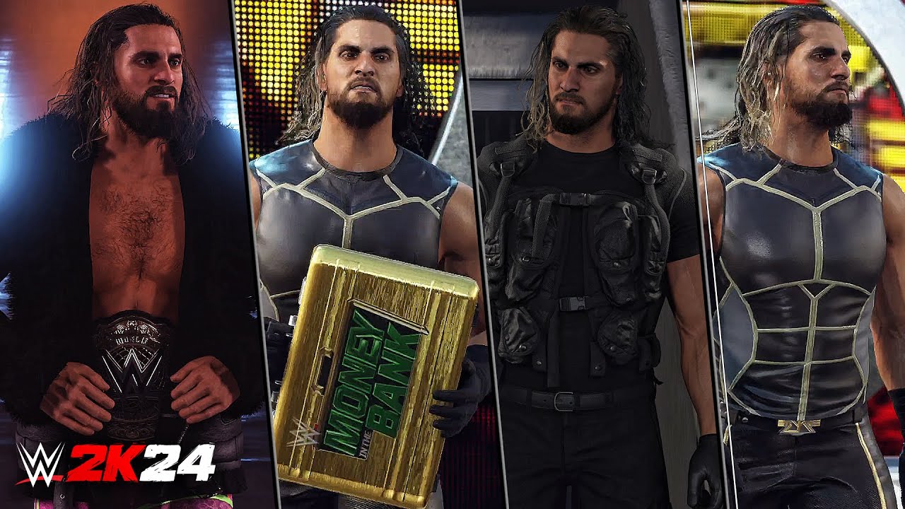 WWE 2K24 - All Seth Rollins Entrances! (PS5)