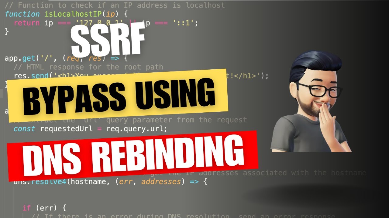 SSRF bypass using DNS rebinding