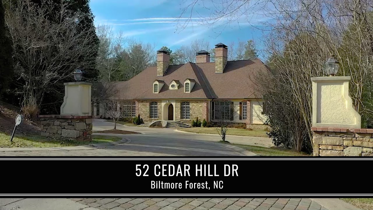 52 Cedar Hill Drive in Biltmore Forest, NC 28803