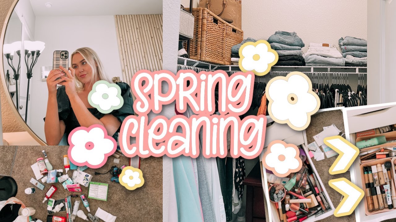 Spring Clean With Me 2022: Organizing, Deep Cleaning, Closet Clean Out