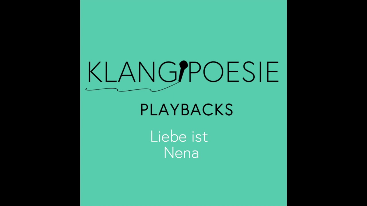 Nena Liebe ist Playback Karaoke Instrumental
