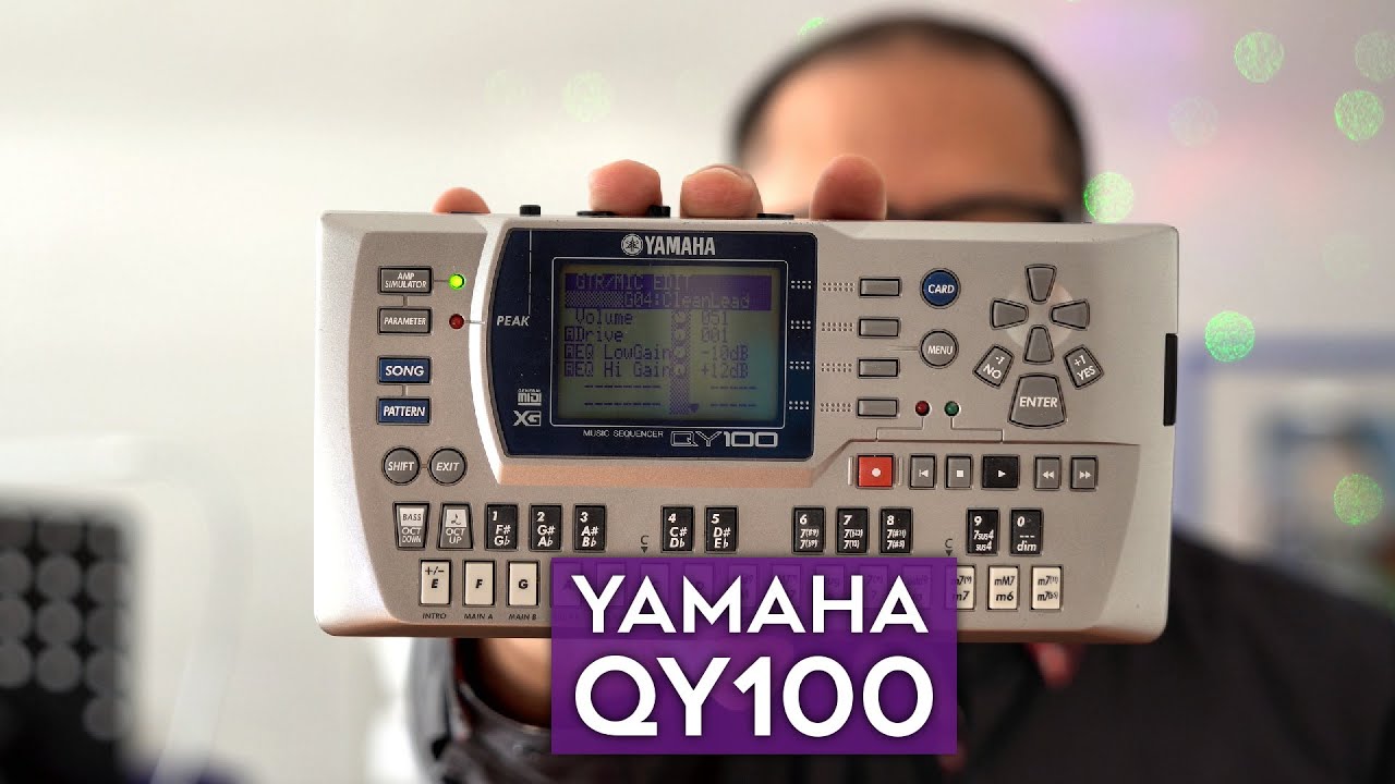 Yamaha QY 100  - the mini synthesizer workstation you were looking for?