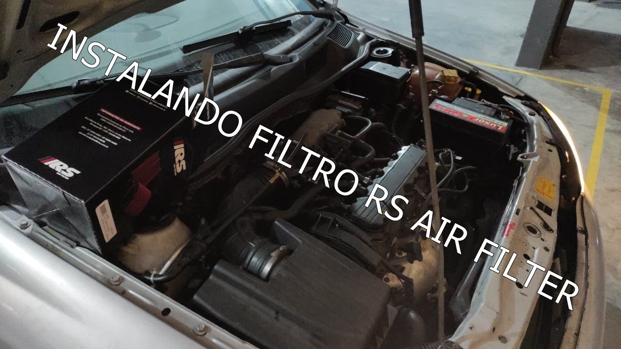 Instalando FILTRO CÔNICO RS AIR FILTER no Astra 2.0 CD - Faz Diferença? Muda Ronco?