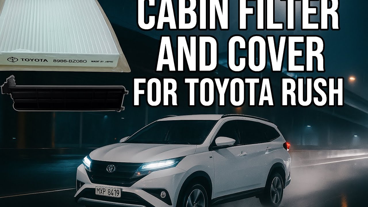 Cabin filter and cover Installation for Toyota Rush 
