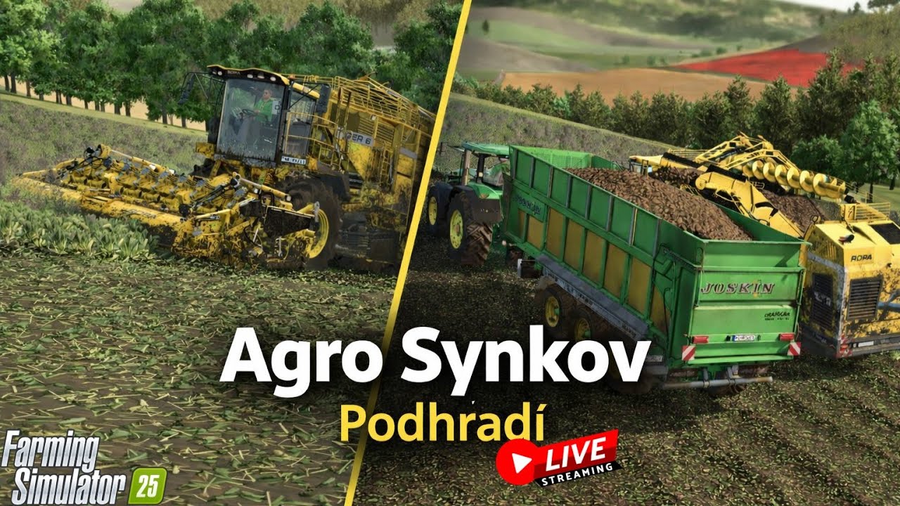FS25 - řepná kampaň s fanouškama -  Podhradie #103- Agro Synkov