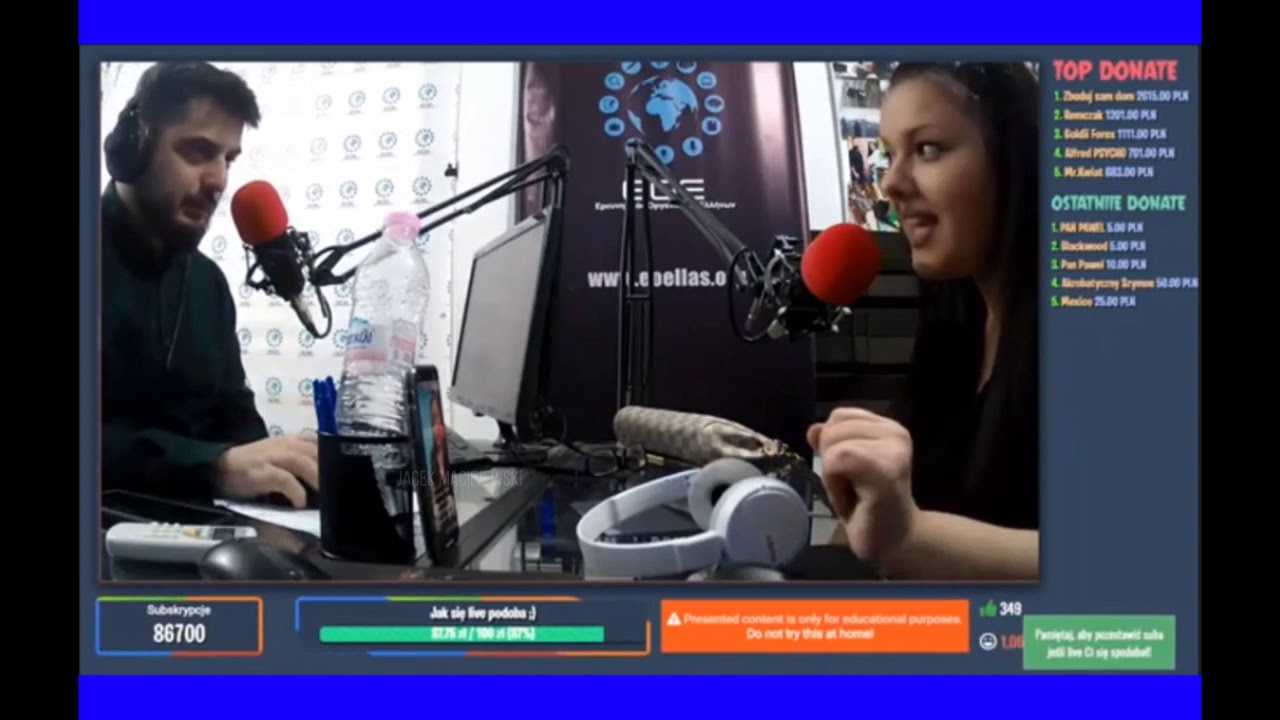 Misterius niszczy audycję w Greckim radio xD [SHOT]