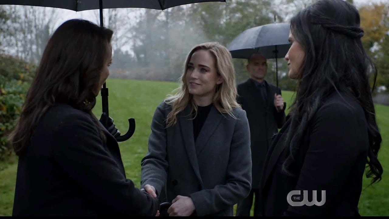Arrow 8x10 Oliver Queen's Funeral Scene #1