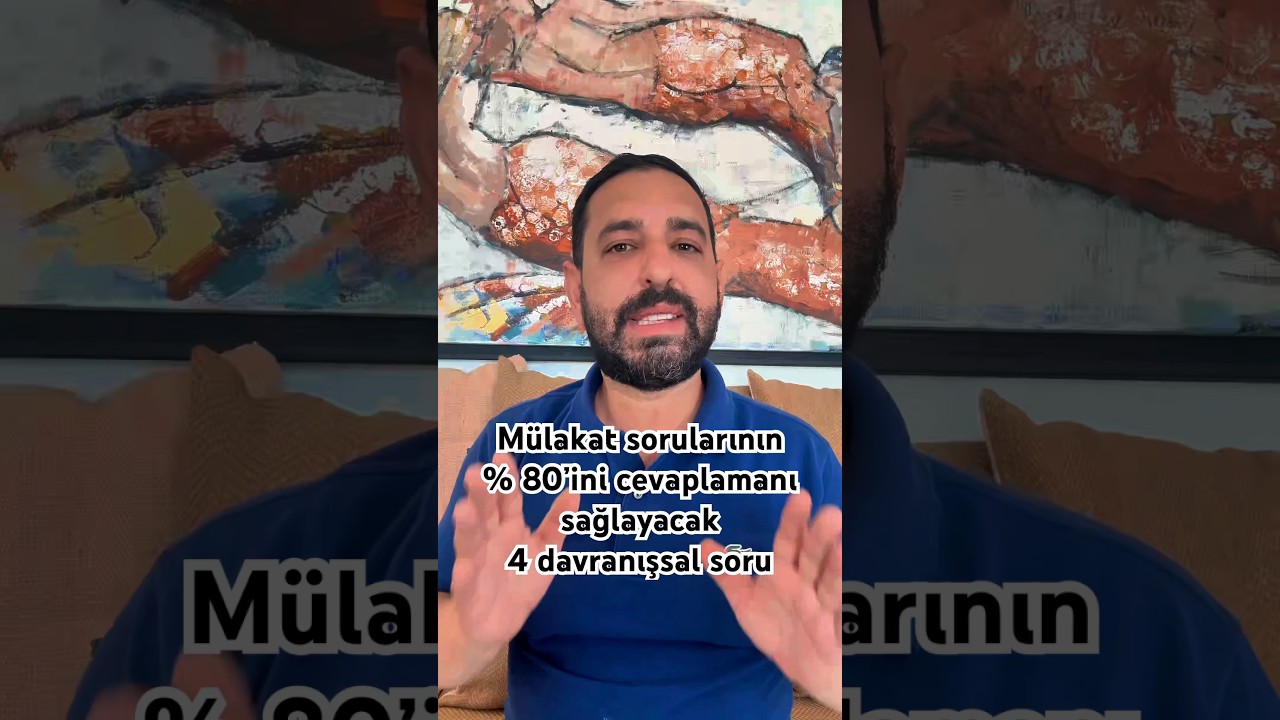 M&uuml;lakat sorularının %80&rsquo;ini cevaplamanı sağlayacak 4 soru