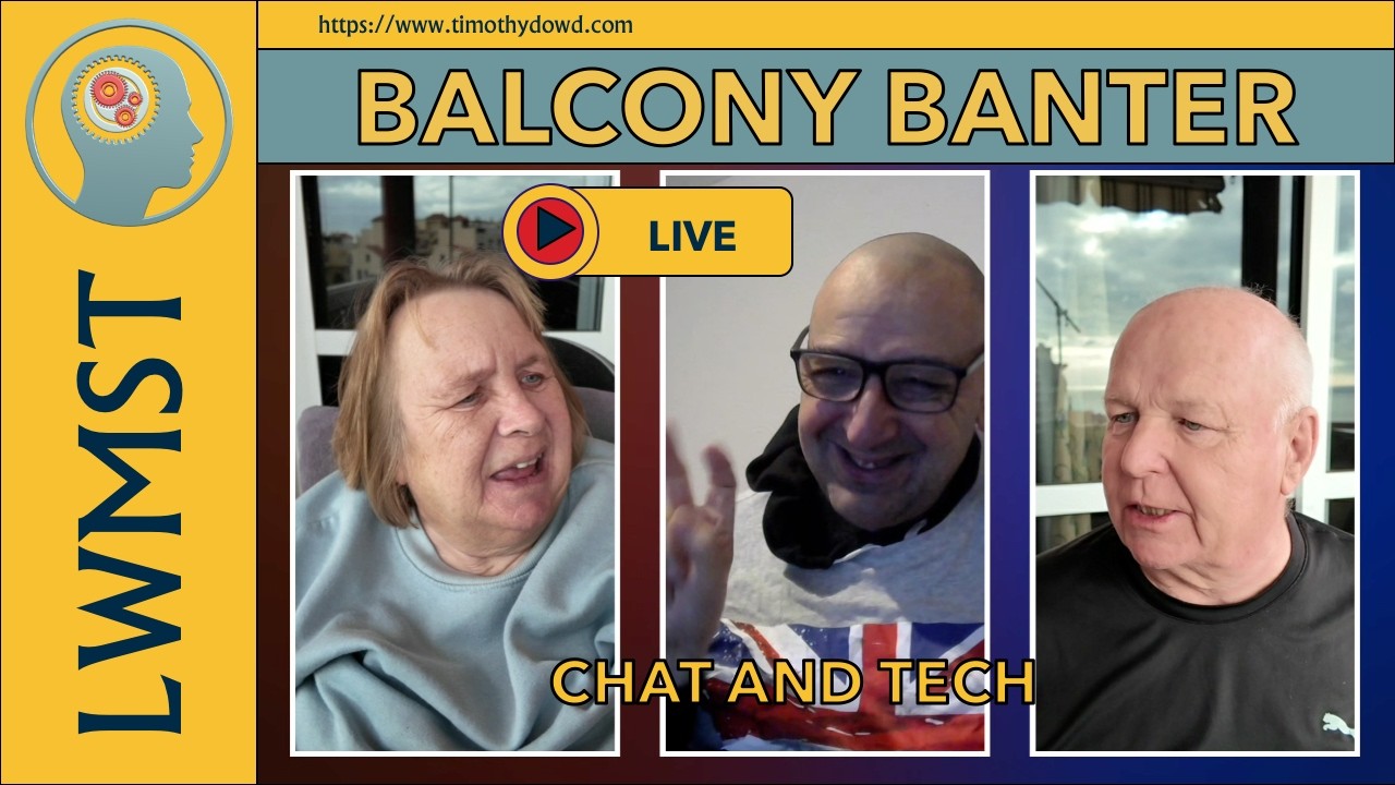 Balcony Banter with Christine & Adam | Tenerife Livestream