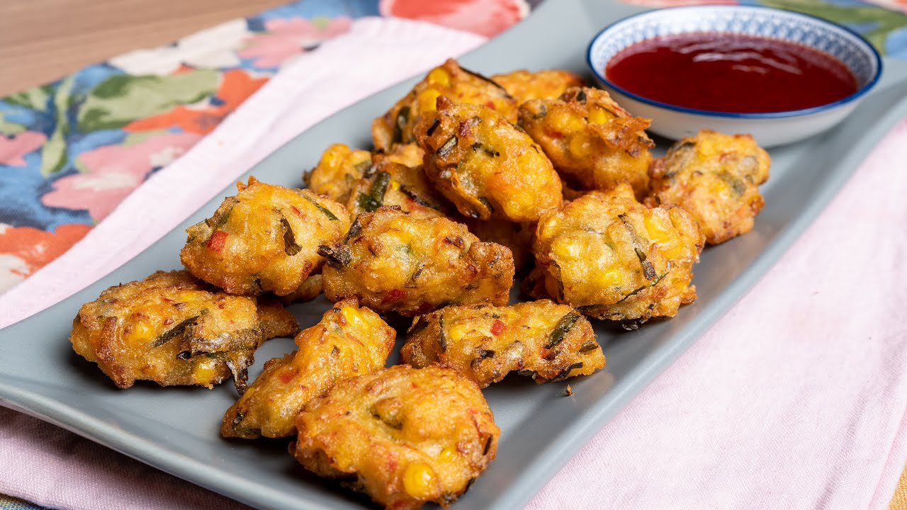 Cucur Ikan Bilis | Rangup krup krap, lembut di dalam