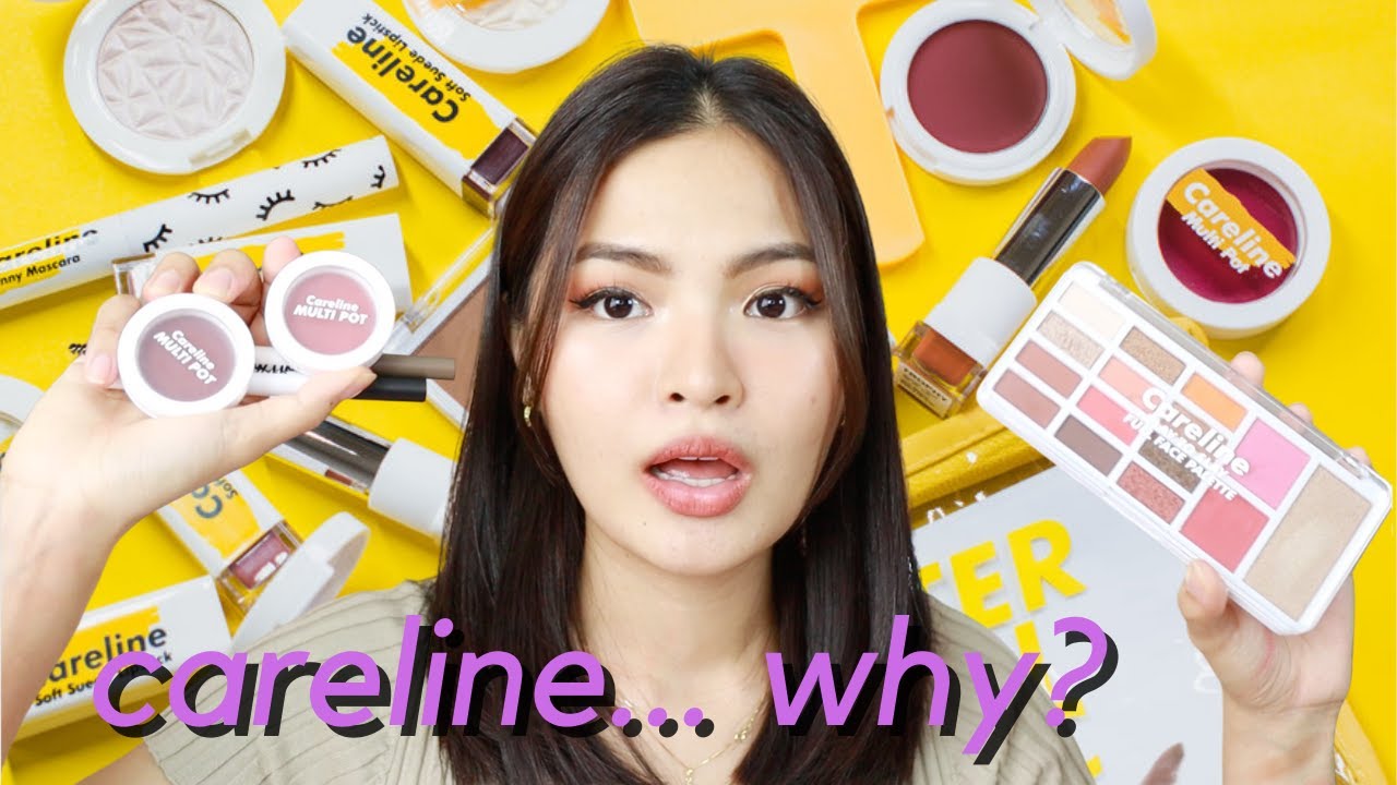 FULL FACE OF CARELINE MAKE-UP PRODUCTS!! MUST WATCH! - Joselle Alandy