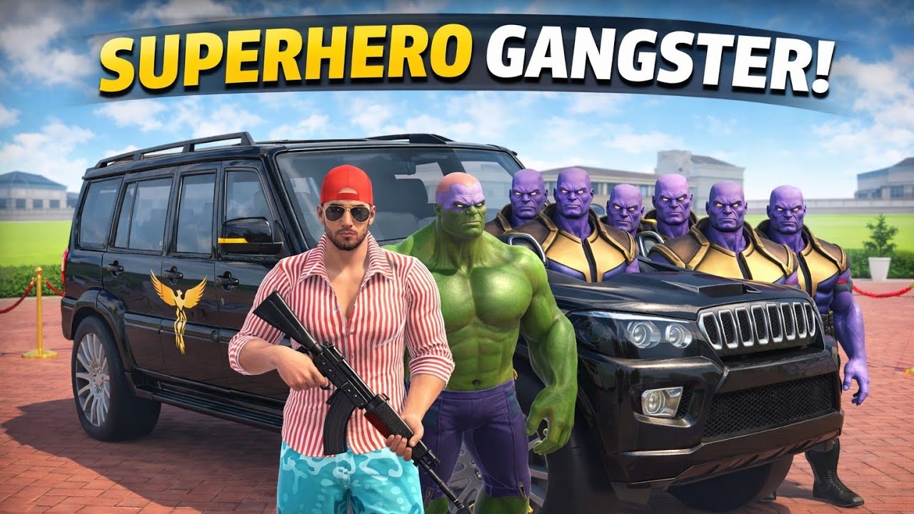 Franklin or😱super hero Ne milkar Scorpio se machaya aatank #2026 