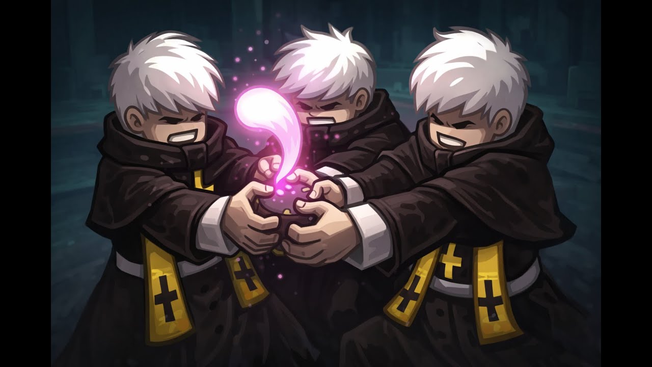 Skill Legends Royale 選技大亂鬥  久久沒玩牧師...  竟然一次出現三隻"    閃放療射線 (精靈牧師)