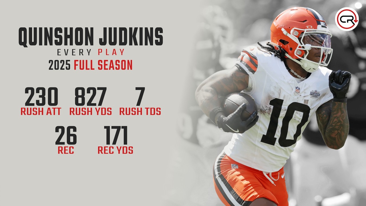 Quinshon Judkins 2025 Highlights | Every Run, Target, and Catch