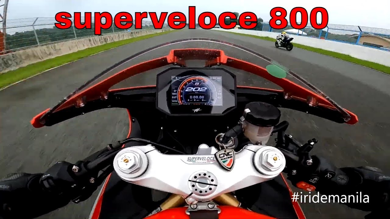 TRACK TEST RIDE : MV AGUSTA SUPERVELOCE 800