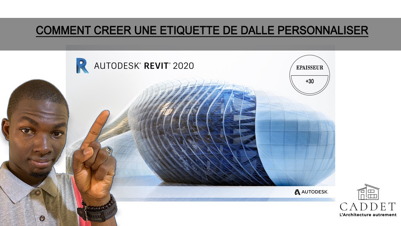 TUTO REVIT : ETIQUETTE DE DALLE PERSONNALISER SUR REVIT ARCHITECTURE