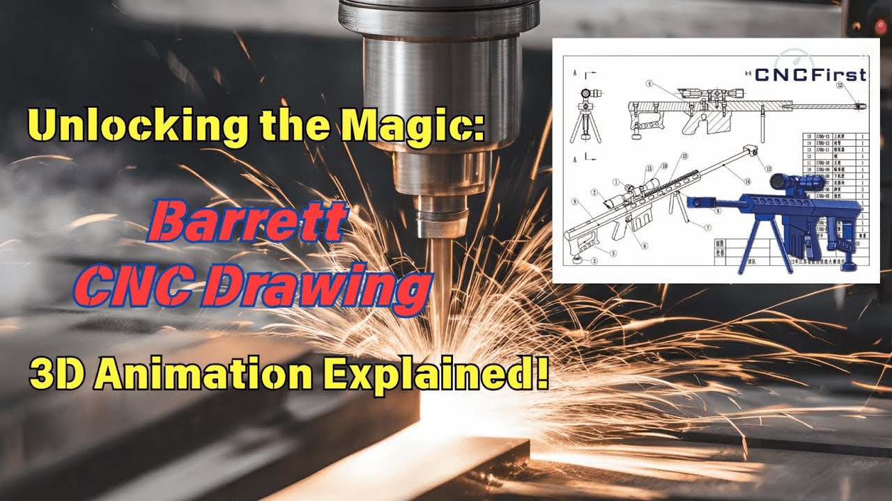Unlocking the magic : Barrett CNC Drawing 3D Animation Explained