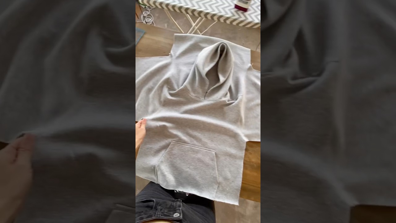 How to make a Hoodie DIY from scratch // Sewing Pattern available