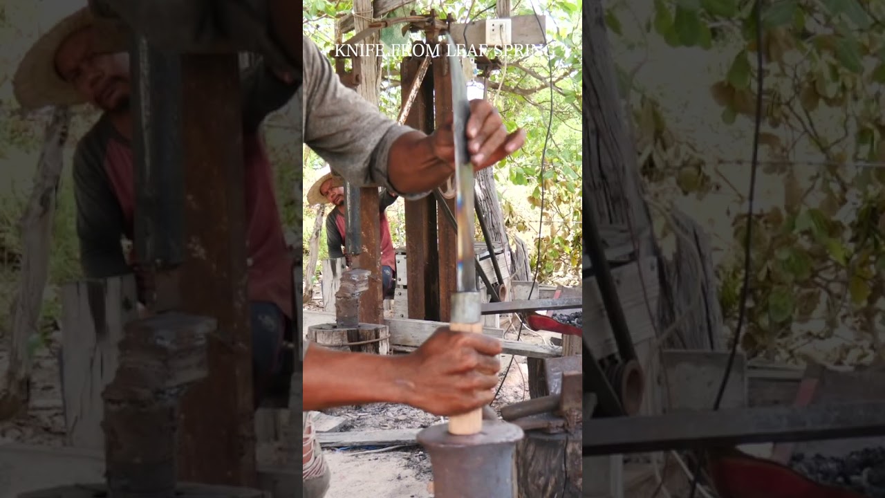 KHUKRI KNIFE FROM LEAF SPRING  ⁨@porsethsteel5169⁩