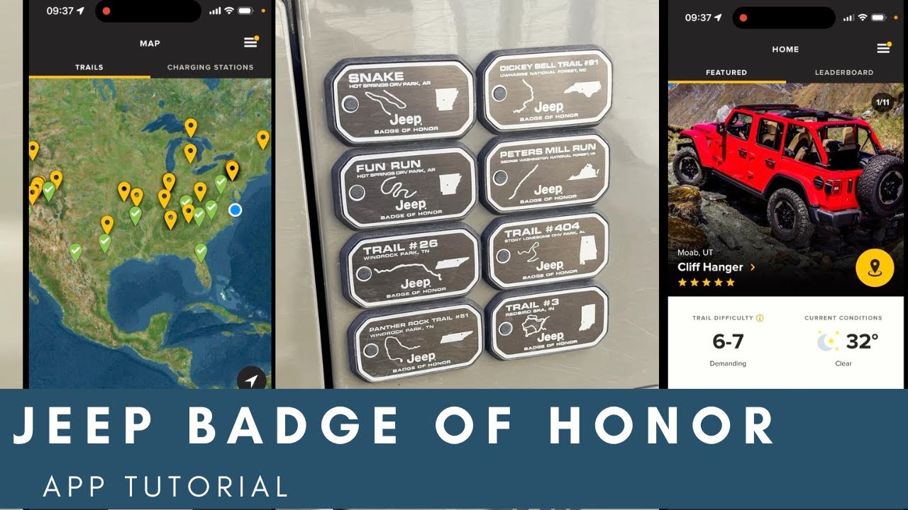 Jeep Badge Of Honor App Tutorial