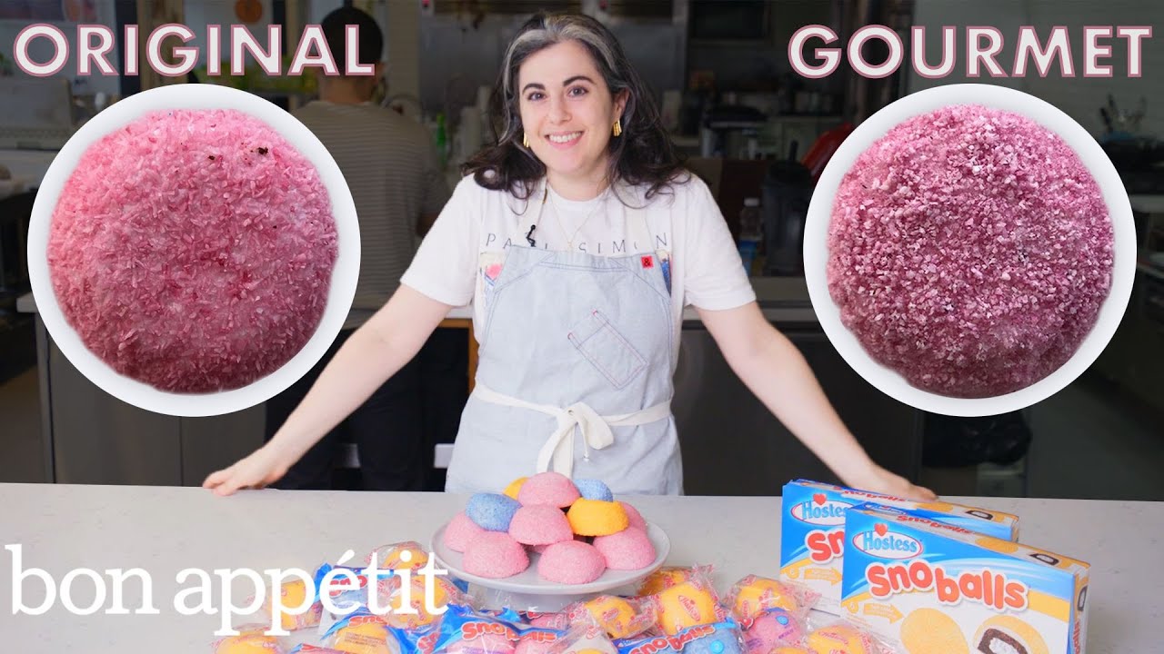 Pastry Chef Attempts to Make Gourmet Sno Balls | Gourmet Makes | Bon App&eacute;tit
