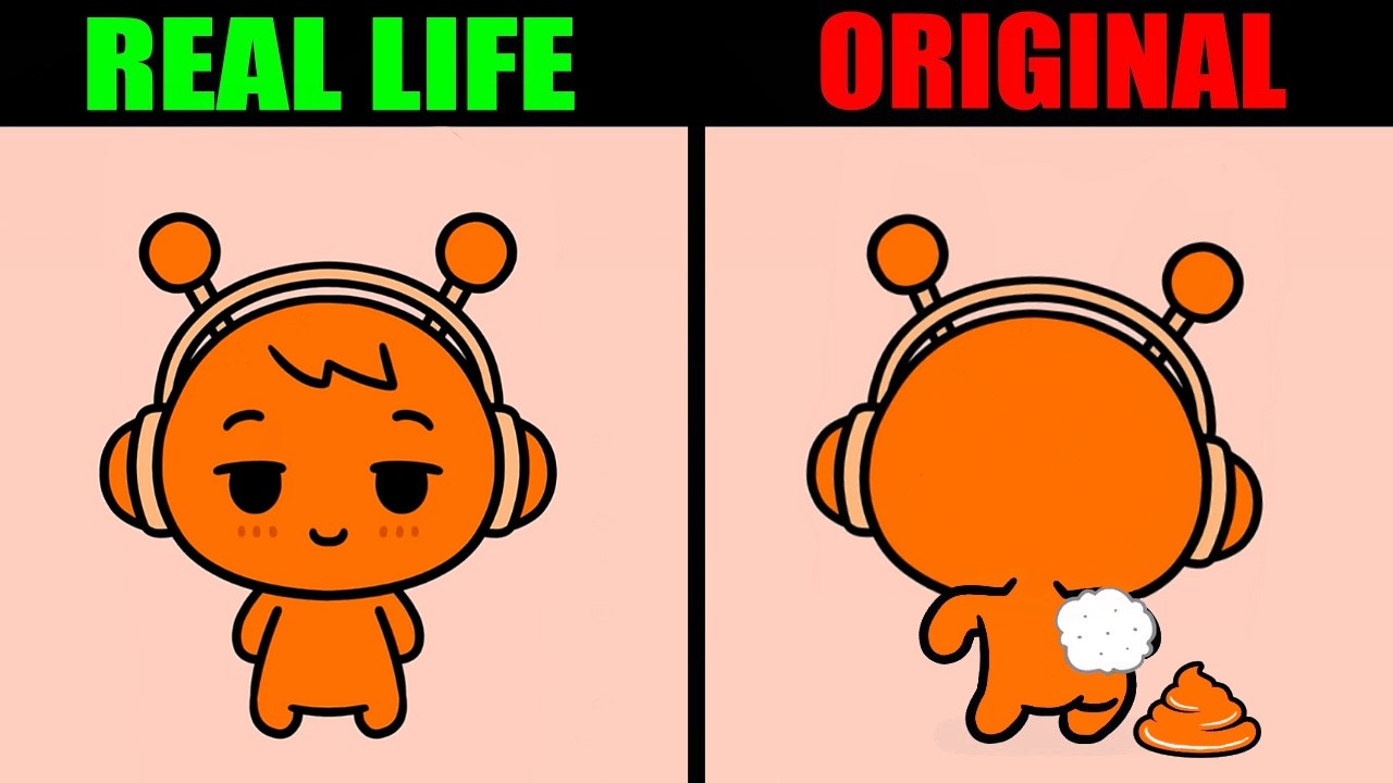 Best TikToks of Incredibox Sprunki | 💨What color is Sprunki Oren?💨💨💩 | REAL LIFE vs ORIGINAL