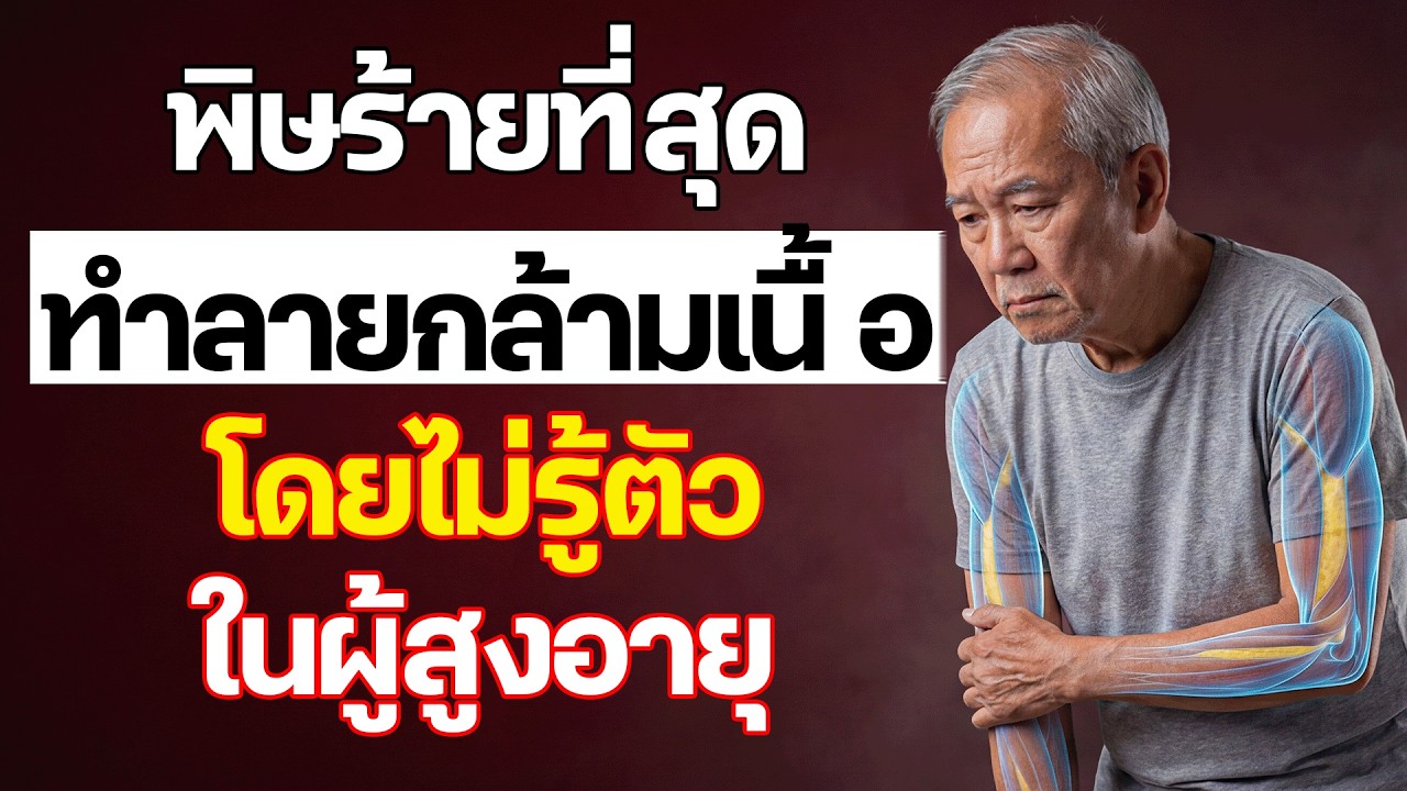 พิษร้ายที่กัดกินกล้ามเนื้อในผู้สูงอายุ สาเหตุของภาวะกล้ามเนื้อฝ่อลุกลาม (Sarcopenia)