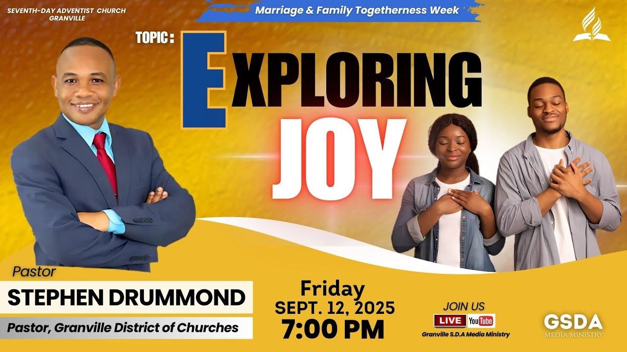 Marriage & Family Togetherness Week || Pastor Stephen Drummond || Friday Sept. 12, 2025