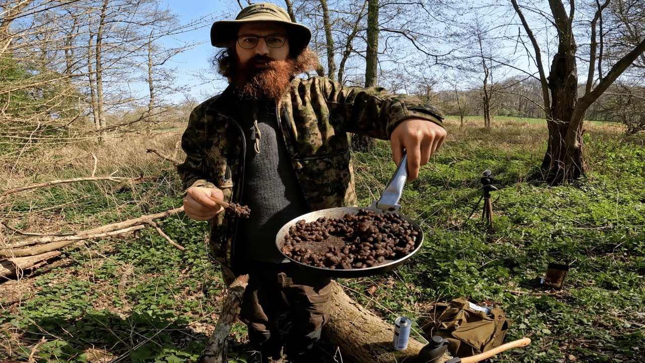 Temu Firebox Field Test – Forest Cooking; Fried beans.