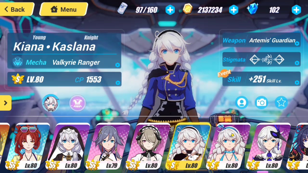 All characters Valkiry  | Honkai Impact 3 Sea